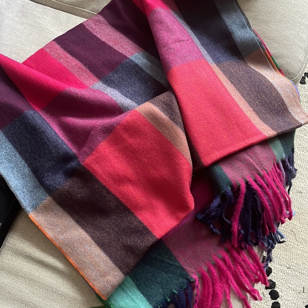 Multicolour plaid scarf from Edinburgh